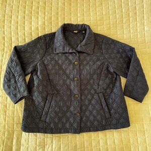 Lands End Primaloft Jacket - Navy Blue - Size 1X Petite